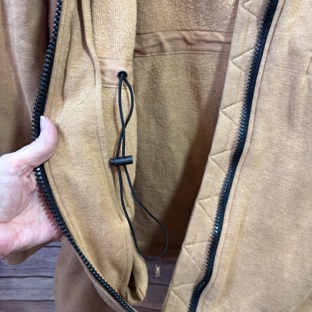 Zyia active brown dual zip jacket size XL - Picture 6 of 9